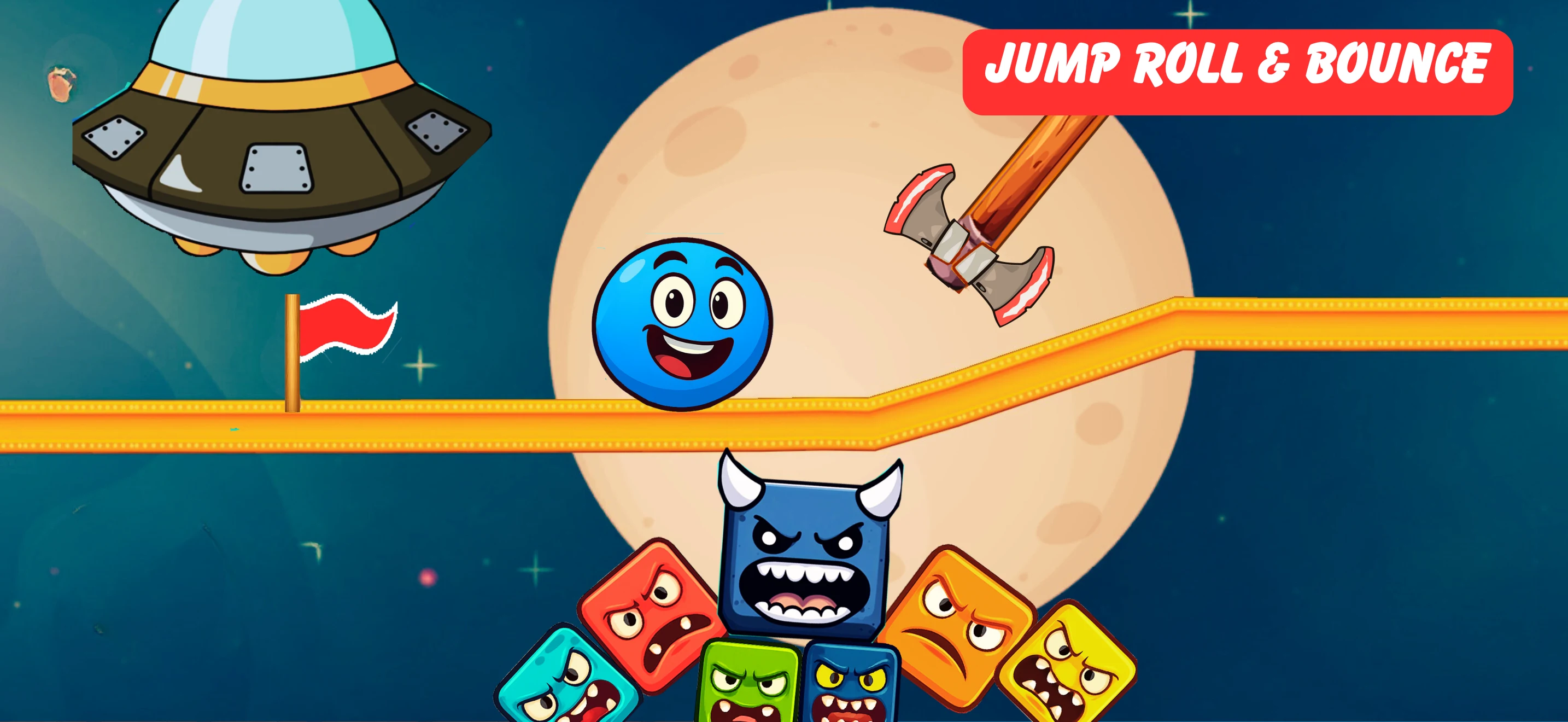 Bounce Ball: Roll & Jump screenshot